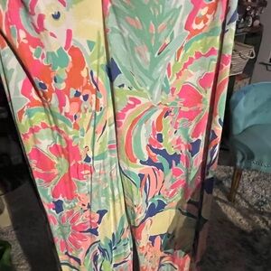 GUC Lilly Pulitzer Plazzao Pants Fun Print size M